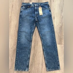 NWT Levi’s 505 34W 32L Stretch Cotton Straight Leg Room in Thigh Jeans Denim